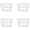 Nexus Fridge Partition Expandable Refrigerator Storage Divider Clips For Door Shelves 7
