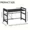 Monolith Expansion Rack 4064cm Extendable Microwave Shelf With 6 Accessory Hooks 5
