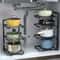 Nexus Modular Pot Rack MultiLayer Adjustable Stainless Steel Pot Pan Storage Organizer 1