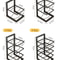 Nexus Modular Pot Rack MultiLayer Adjustable Stainless Steel Pot Pan Storage Organizer 5