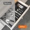 Obsidian Nexus LMETJMA Expandable Silverware Cutlery Utensil Organizer Tray 3