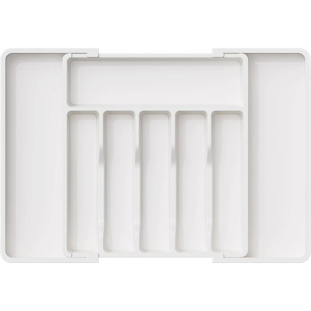 Obsidian Nexus LMETJMA Expandable Silverware Cutlery Utensil Organizer Tray 7