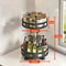Nexus Rotating Spice Carousel 360 NonSkid Storage Tray Executive Studio Culinary Sanctuary Decor 7