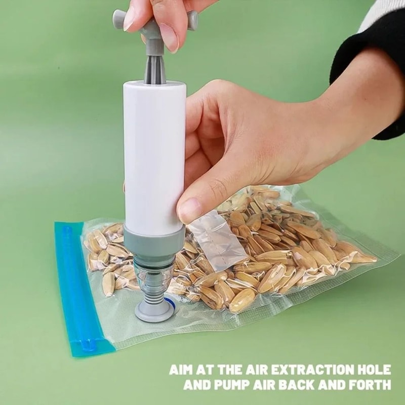 Nexus Vacuum Vault Reusable AirValve Sealing Food Bags Manual Preservation Pump 1