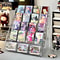 Nexus Prism Card Archive MultiTier Transparent Acrylic Desktop Display Storage Rack 0