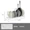 Monolith Carbon Nexus Retractable MultiLayer Pot Plate Storage Rack Professional Cookware System 9