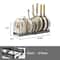Monolith Carbon Nexus Retractable MultiLayer Pot Plate Storage Rack Professional Cookware System 8