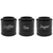 Nexus Essence Trio Airtight Coffee Tea Sugar Canister Set Executive Countertop Storage Ritual S 10