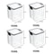 Nexus Crystal Vault 5Piece Sealed Stackable Food Storage Set Professional Multigrain Tank Pantry 14