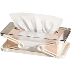 nexus rise vault | minimalist height-adjustable extendable tissue case & automatic lift dispenser
