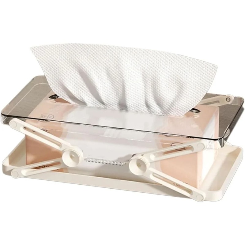 Nexus Rise Vault Minimalist HeightAdjustable Extendable Tissue Case Automatic Lift Dispenser 0