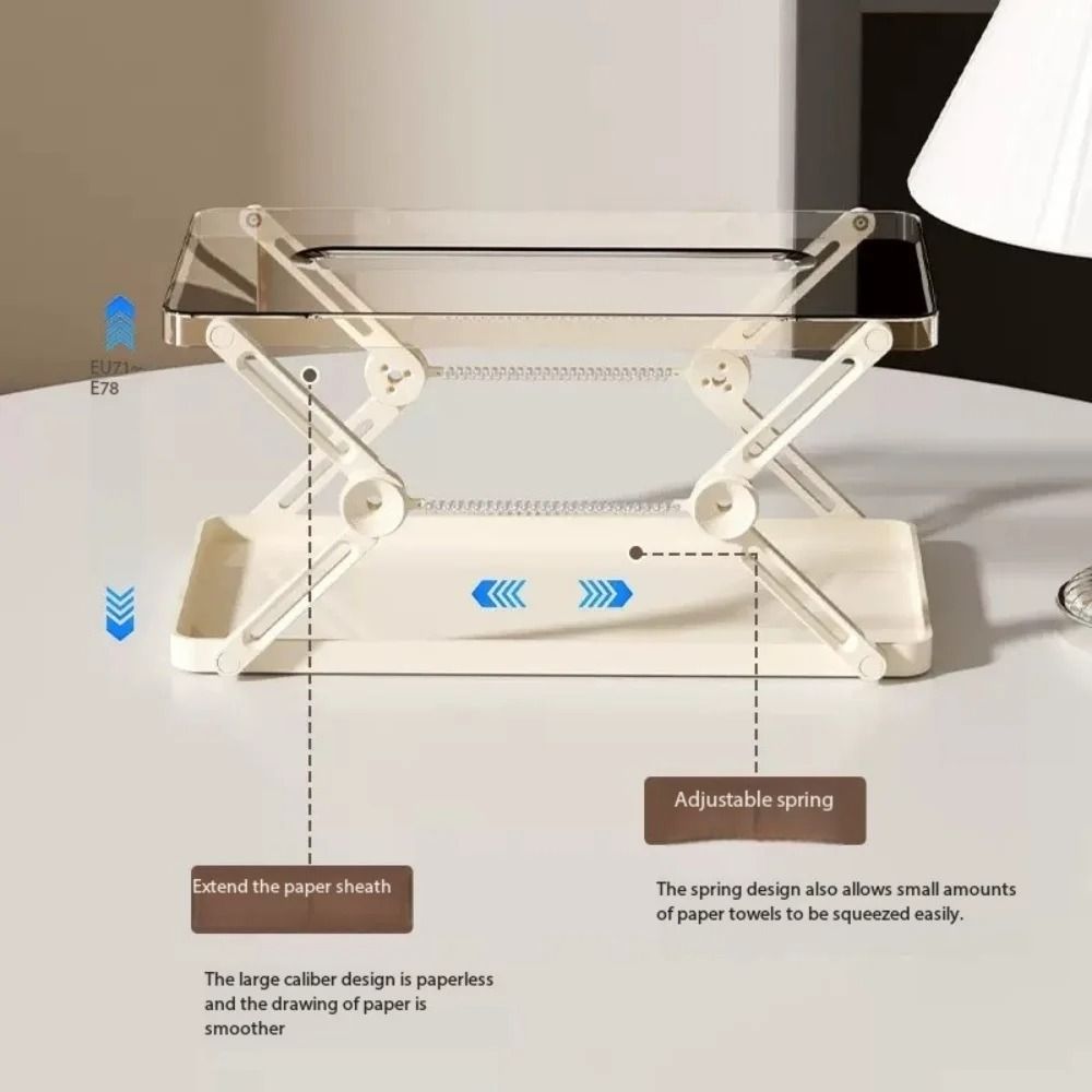 Nexus Rise Vault Minimalist HeightAdjustable Extendable Tissue Case Automatic Lift Dispenser 4