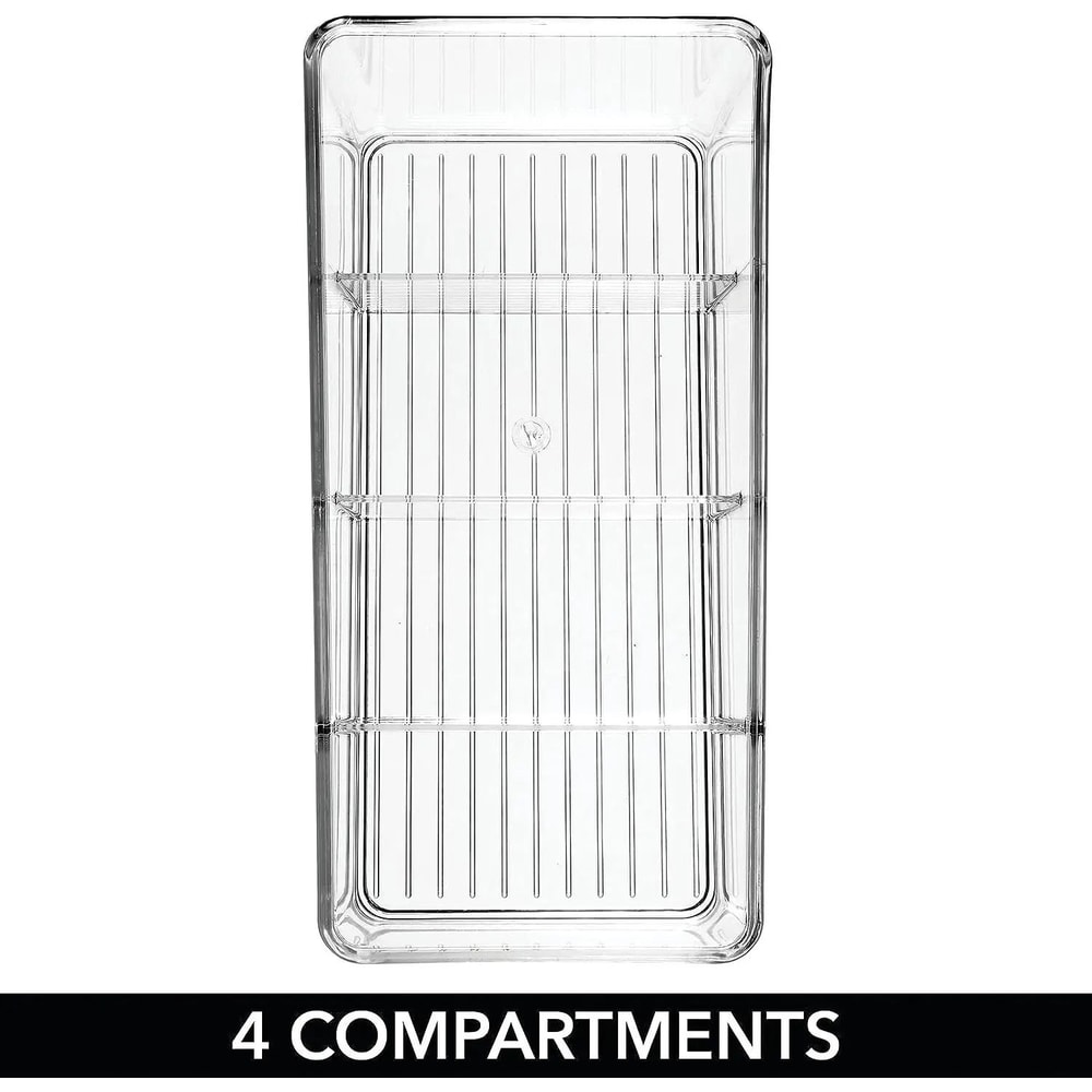 Nexus Prism Pouch Archive 4Compartment Transparent PET Pantry Desktop Organizer 4