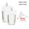 Professional Travel Drink Spout Pouches Transparent Portable Beverage Juice Storage System 15