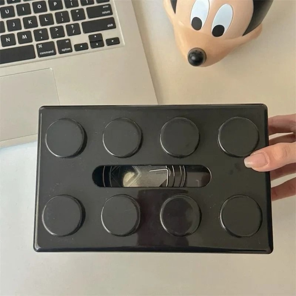 Building Block Creative Tissue Box HighAesthetic Decorative Napkin Holder Household Storage Case 9