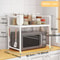 Microwave Storage Rack SpaceSaving Countertop Organizer Advanced Kitchen Utensil Tableware Shelf 6