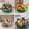 Rotating Clear Container Bin Round Countertop Spice Bottle Organizer Executive Pantry Cabinet T 2