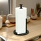 Stainless Steel Kitchen Roll Holder With Weighted Base HeavyDuty Countertop Organizer SpaceSaving 1