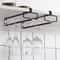 UnderCabinet Inverted Wine Glass Rack NoDrill Iron Hanging Stemware Holder Executive Bar Glass Or 0