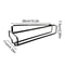 UnderCabinet Inverted Wine Glass Rack NoDrill Iron Hanging Stemware Holder Executive Bar Glass Or 6