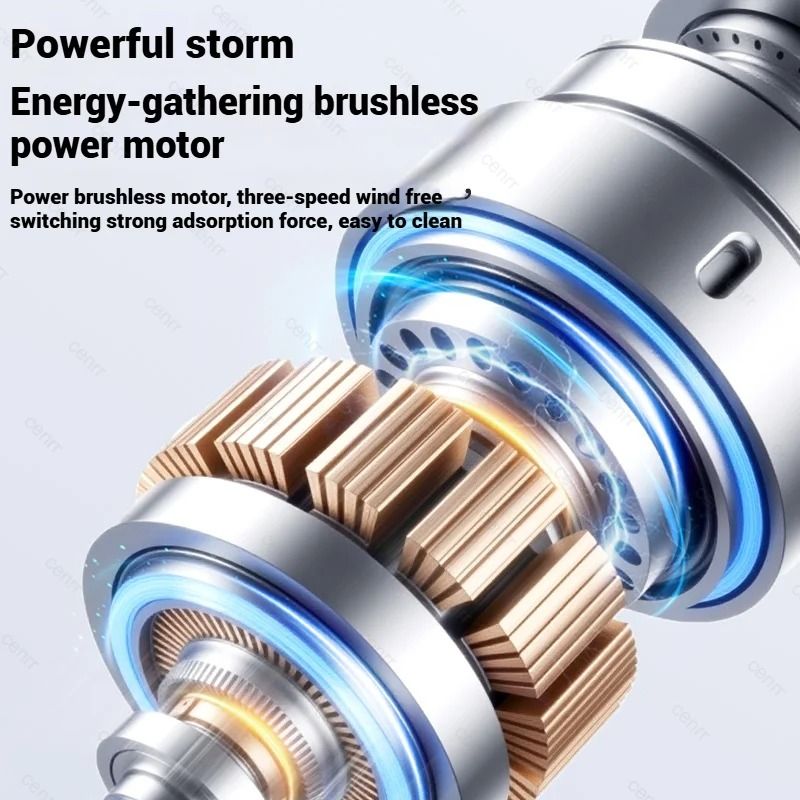 Powerful Mini Car Vacuum Blower Handheld Wireless Cleaning Machine Executive Interior Maintenanc 2