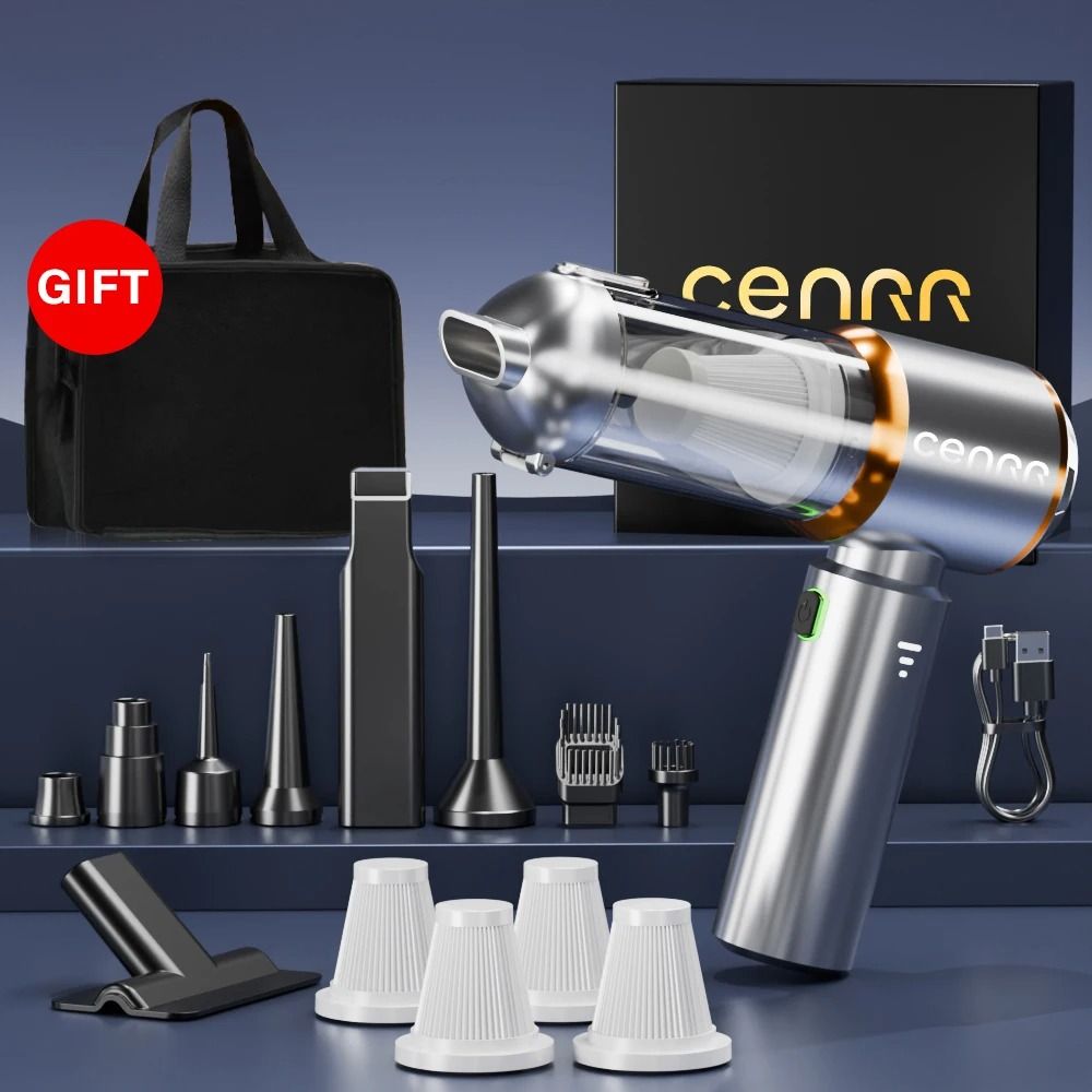 Mini HighSuction Car Vacuum Blower Handheld Wireless Cleaning Machine Executive Interior Care Sy 9