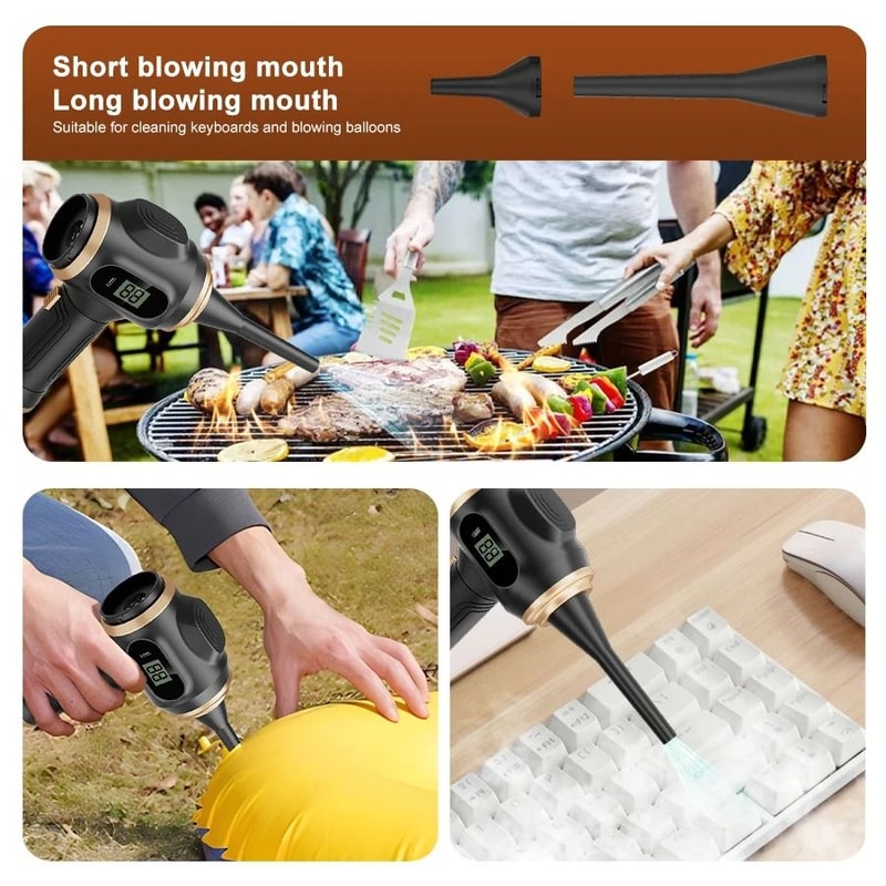 HighPowered 2in1 Car Vacuum Blower Precision Handheld Suction System Executive Auto Home Mainte 1