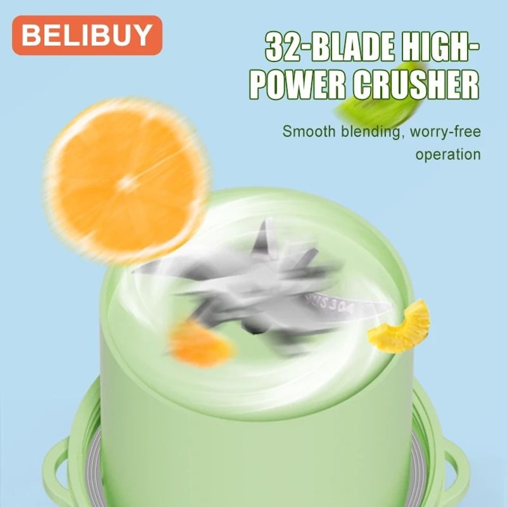 Electric 6Blade Fresh Juice Blender 5001300ML USB Milkshake Machine Executive Portable Nutritiona 1