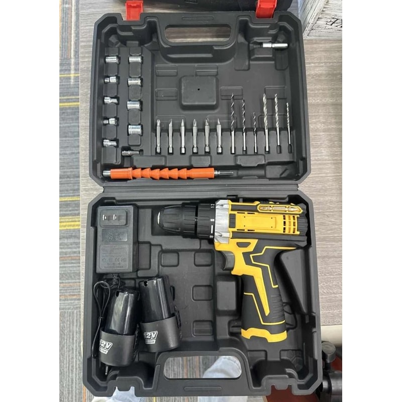 20V Electric Power Drill Suite Complete Home Repair Maintenance Kit Executive Structural DIY Too 6