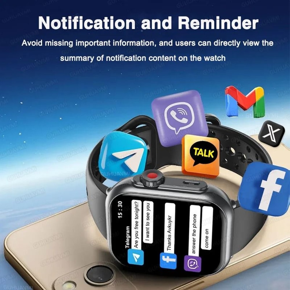 Ultra 2 Series Smart Watch 1000mAh Battery GPS Executive AMOLED Bluetooth Call Sport System 2