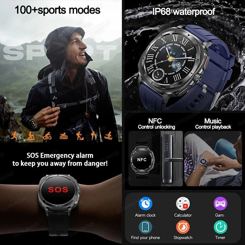 2025 Nursing Health Smart Watch ECG Uric Acid Body Analysis Executive Blood Lipid BP Monitoring 5