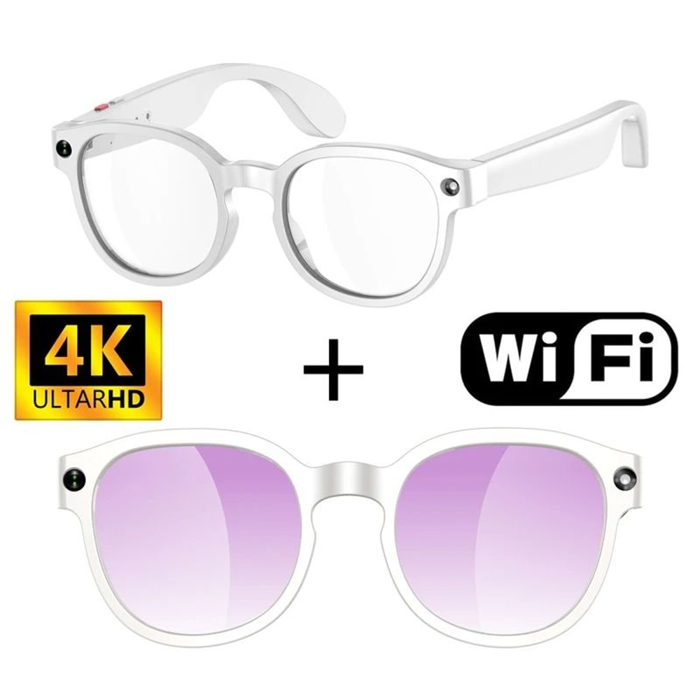 AI Smart Vision Glasses 8MP HD Video Shooting Voice Translation Executive Waterproof Cam Bluetoo 6