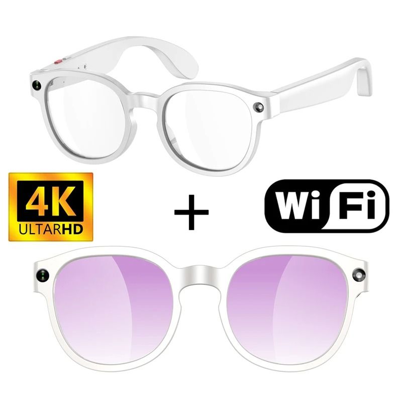 AI Smart Vision Glasses 8MP HD Video Shooting Voice Translation Executive Waterproof Cam Bluetoo 6