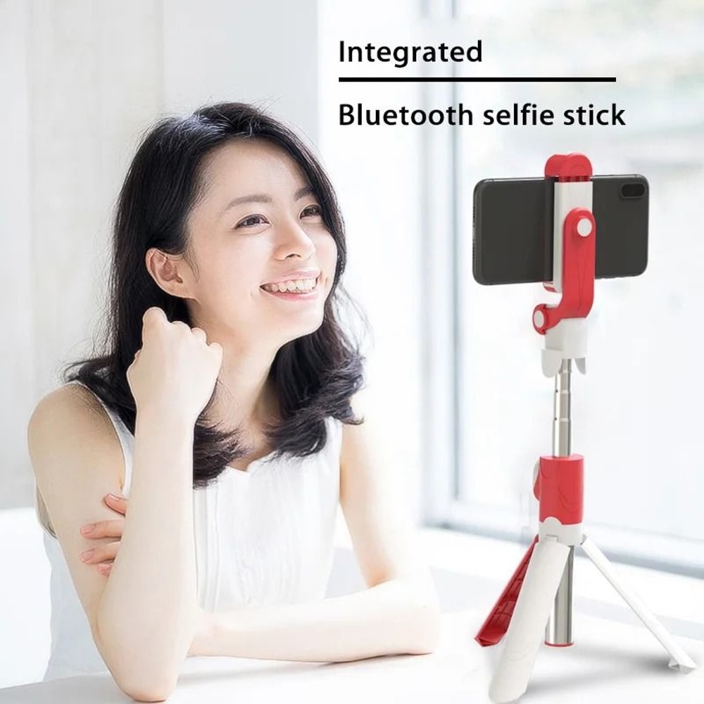 Portable Wireless Shutter Selfie Stick Integrated Professional Tripod Executive Smartphone Stabil 1
