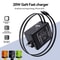 20W GaN Retractable Fast Charger Dual TypeC IOS Interface Executive Compact Portable Charging St 2