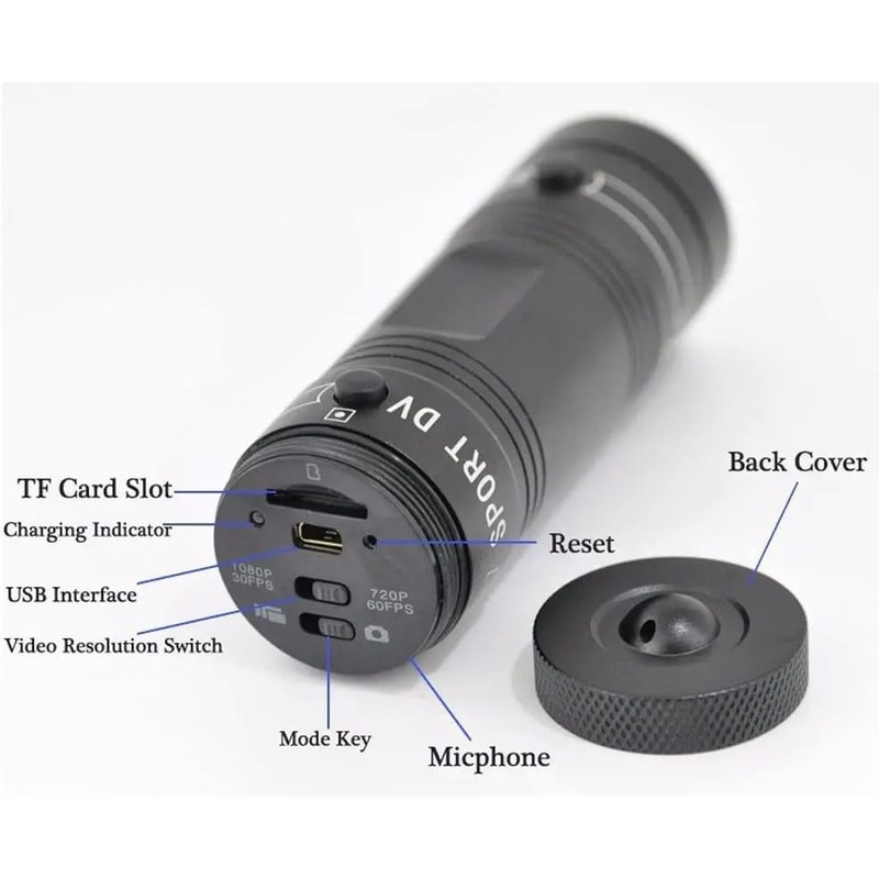 F9 Pro Action Camera Full HD 1080P Aluminum Helmet Cam Executive Motion Capture Vision Sanctuary 4