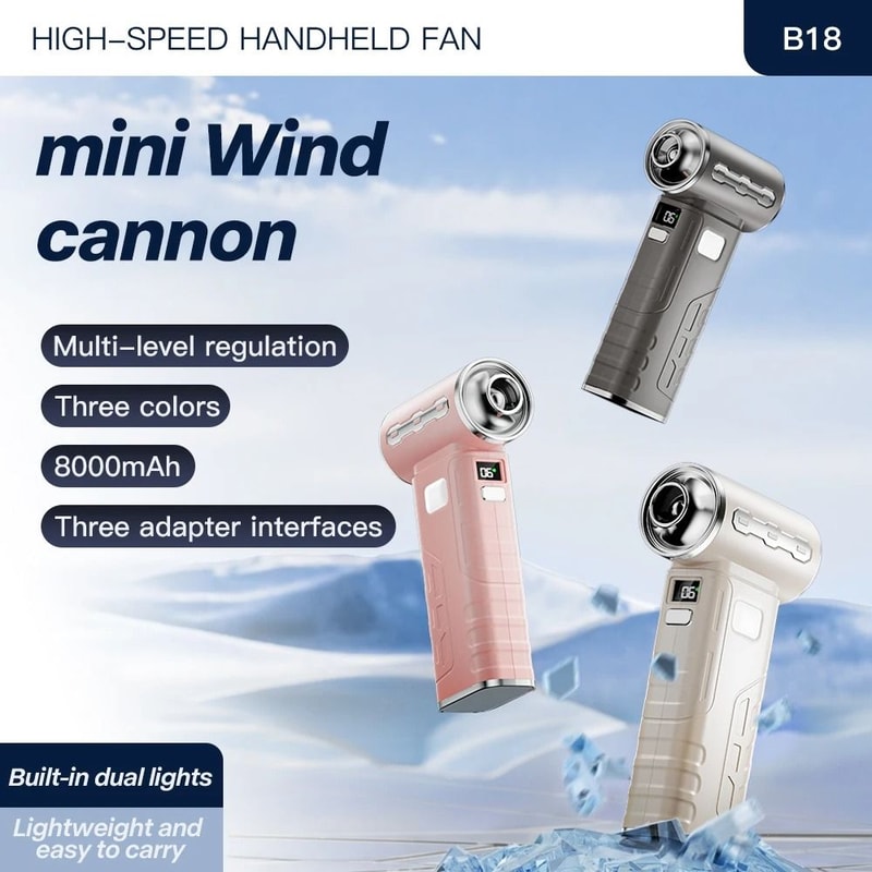 HighVelocity Turbo Jet Fan 450000 RPM Brushless Air Blower 0