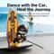 Wiggly Bear Sailing Ornament Kinetic Dashboard Anchor Magnetic Number Plate 2