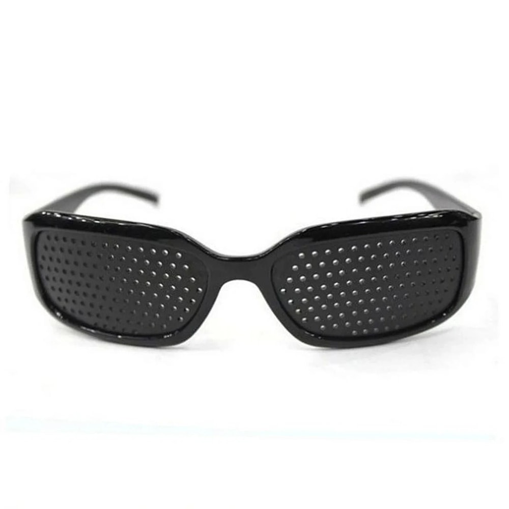 Stenopeic Pinhole Corrective Eyewear AntiMyopia Vision Training System 9