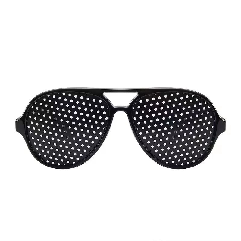 Stenopeic Pinhole Corrective Eyewear AntiMyopia Vision Training System 12