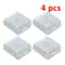 Transparent CR123A Battery Storage Vault DualSlot HighFidelity Protection System 10