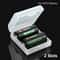Transparent CR123A Battery Storage Vault DualSlot HighFidelity Protection System 3