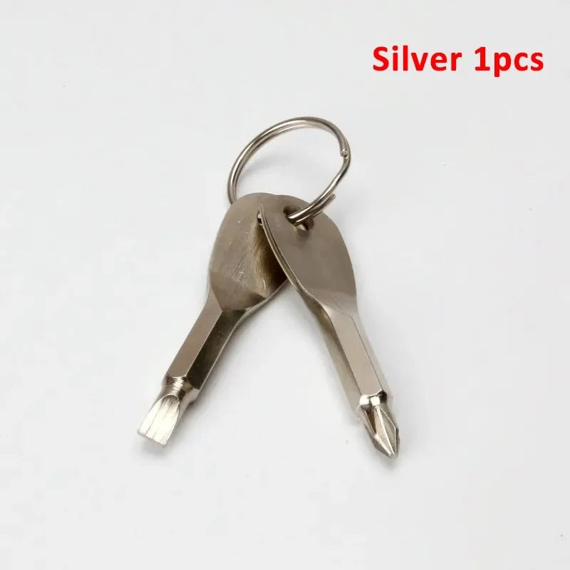 Multifunctional EDC Key Screwdriver 60mm SelfDefense Safety Interface 8