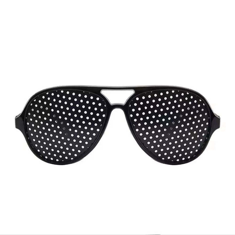 Classic Wayfarer Pinhole Vision Trainer AntiFatigue Stenopeic Eye Protection Myopia Correction Sy 12