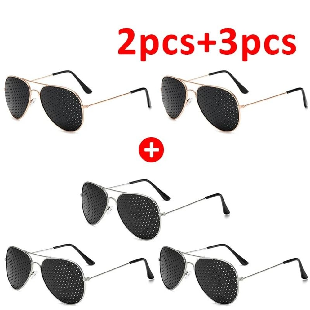 Classic Wayfarer Pinhole Vision Trainer AntiFatigue Stenopeic Sanctuary System 13