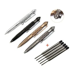 multifunctional mini pocket tactical pen anti-skid defense signature tool for outdoor sports and camping