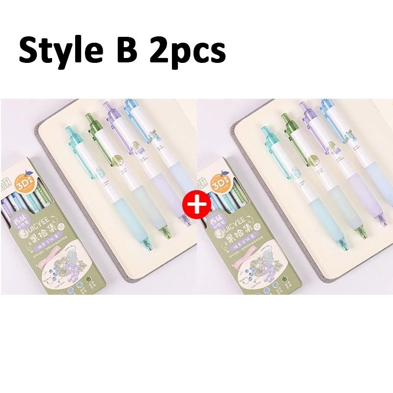 Creative 3D Fruit Scented Colored Gel Pens 05mm Smooth Writing For Student Art Diary And Scrapbooki 10