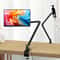 Aluminum 360 Rotating Tablet And Portable Monitor Stand Desk Mount With Long Arm For 16 Inch Screen 0