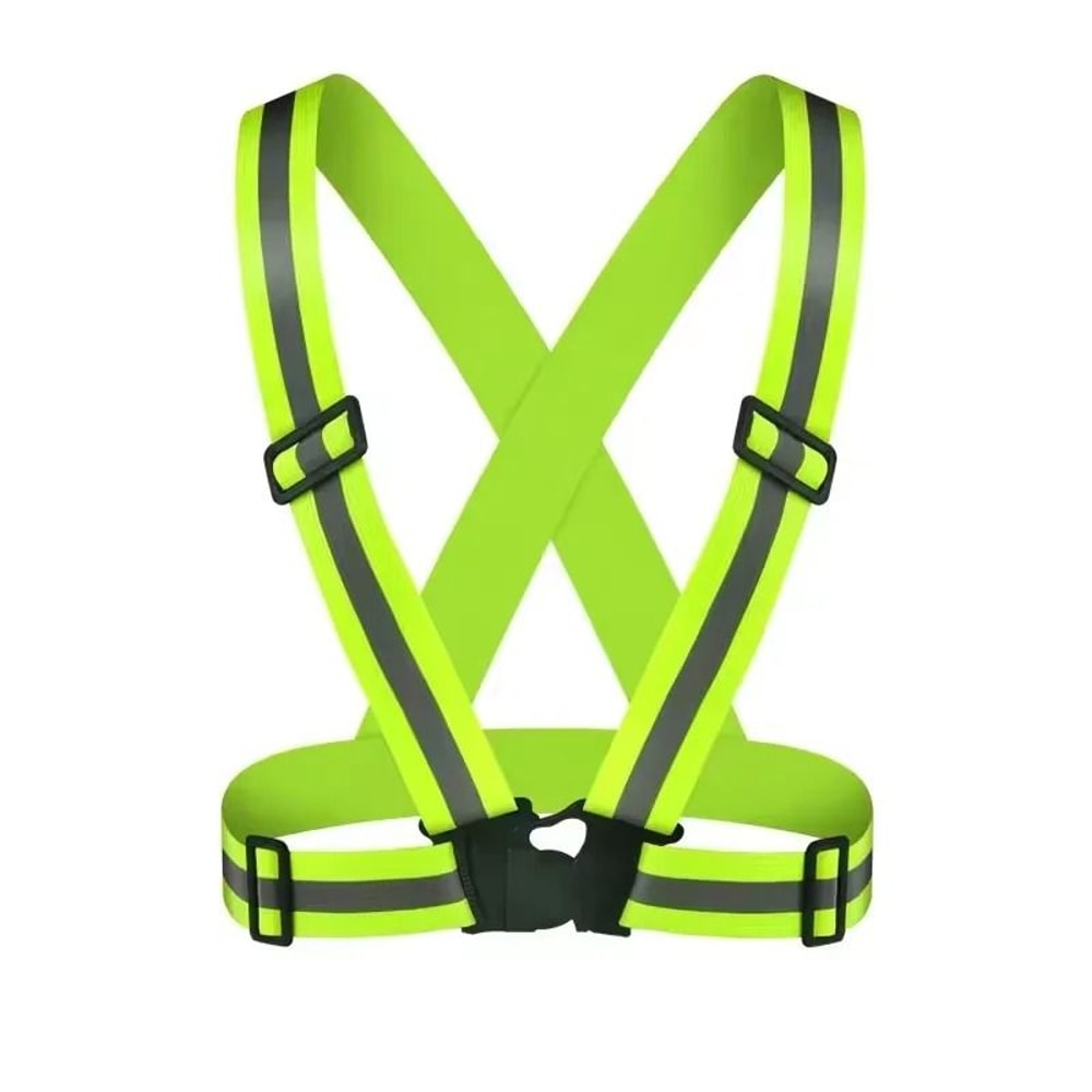 Adjustable Night Running Reflective Safety Vest Lightweight High Visibility Biking Gear For Walking 6