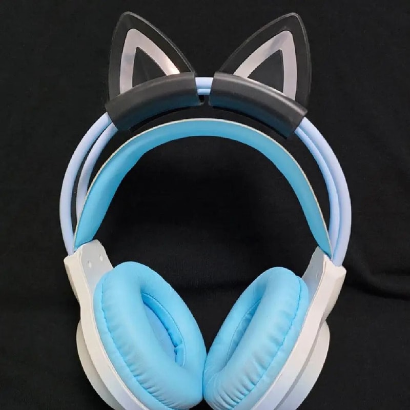 Universal Silicone Cat Ear Attachment For Gaming Headsets Lightweight Stereo Headphone Decoration P 5